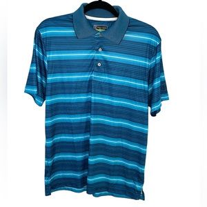 PGA Tour- Men’s polo- Athletic fit-Size Medium- shades of blue - Golf or office